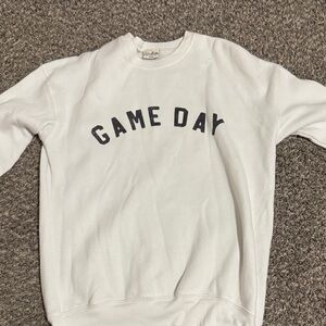 Game Day White Sweatshirt